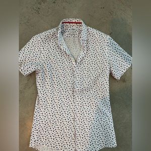 Zara short-sleeve collared shirt.